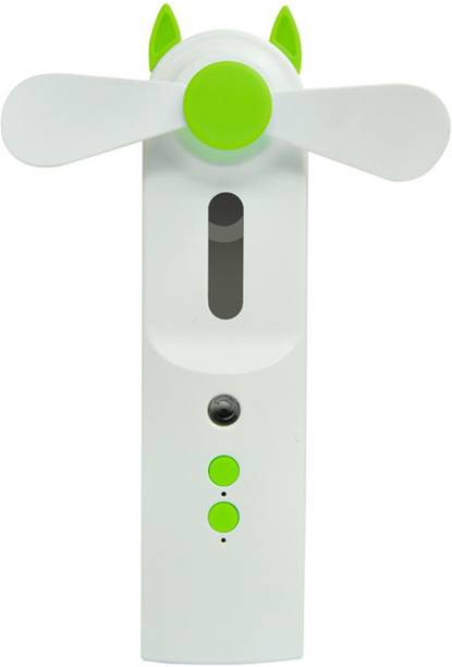 Tlismi Creative Rechargeable Mini Nano Mist Spray Hand Fan with Adjustable 2 Speed Mode Summer Cooling Pocket Water Sprayer Personal Desktop Humidifier Home & Travel USB Fan
