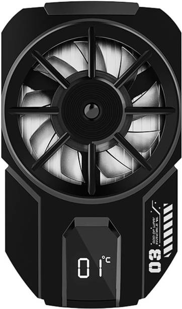 Cubonic X Memo DLA3 Mobile Semiconductor Radiator|LED Display|Adjustable Phone Mount Gaming/Streaming/Recording |LED Display|Adjustable Phone Mount USB Fan