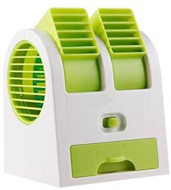 YogpriDeal Air Cooler Portable Conditioner Mini USB Water Cooler Fan For Car/Home/Office &amp; Dry Mackup USB Air Cooler