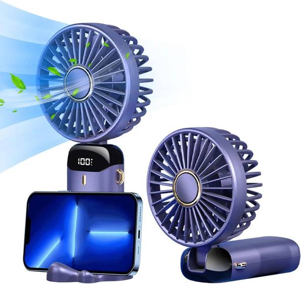Tazomi Handheld Fan,Personal Folding Cooling Hand Fan USB Desk Fan Lightweight Travel USB Fan