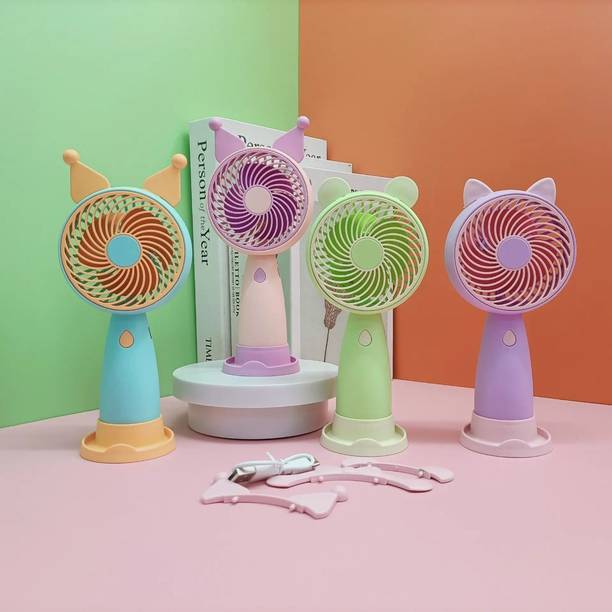 IBI Mini Portable USB Hand Fan – 1200mAh Rechargeable Battery 3-Speed Mode, Up to 3 Hours Usage, High-Speed Cooling USB Fan