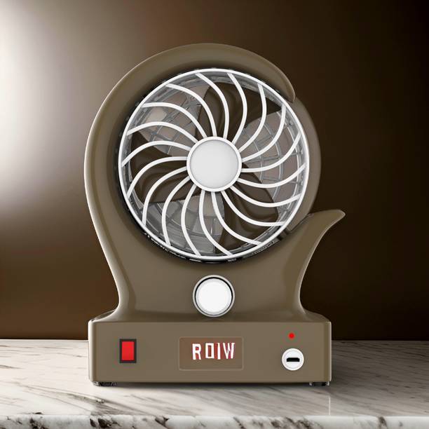 GUGGU Mini Ac Cooler Rechargeable Wind Fan Portable (USB Fan) With LED Light_XXX120 Trendy Rechargeable Fan Light Weight Mini Fan_DT120 USB Fan