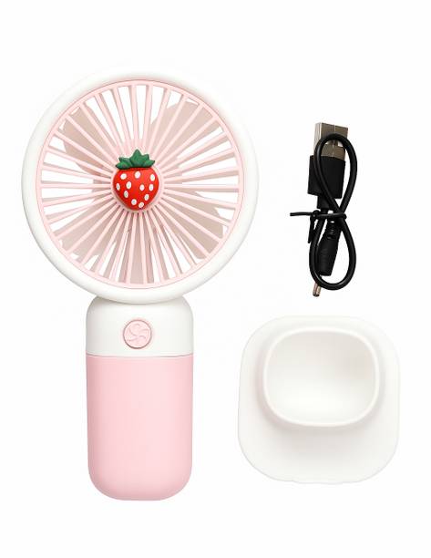 Wonderwhimzy Mini Portable Fan Rechargeable USB Handheld Fan Mini Portable Fan Rechargeable FANCYMINIFAN USB Fan