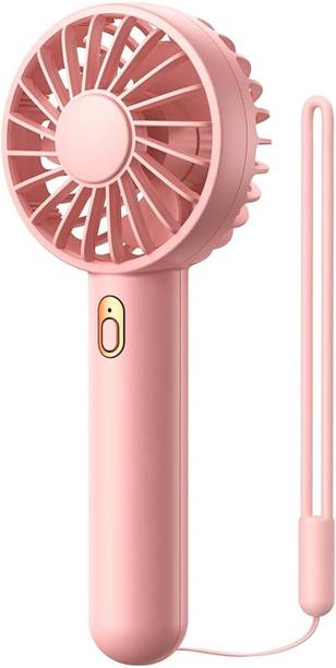FANOX 3 Speed Lightweight Makeup USB Rechargeable Fan for Indoor, Outdoor Mini Portable Fan, Hand Fan Personal Small Handheld Fan with Base USB Fan