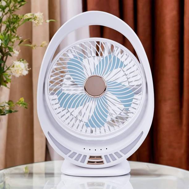 Sasimo Rechargeable 3600mAh Desk Fan, Portable USB-Powered Quiet Table Fan 5 Blade Cooling Mini Table Fan Portable_2025 USB Fan