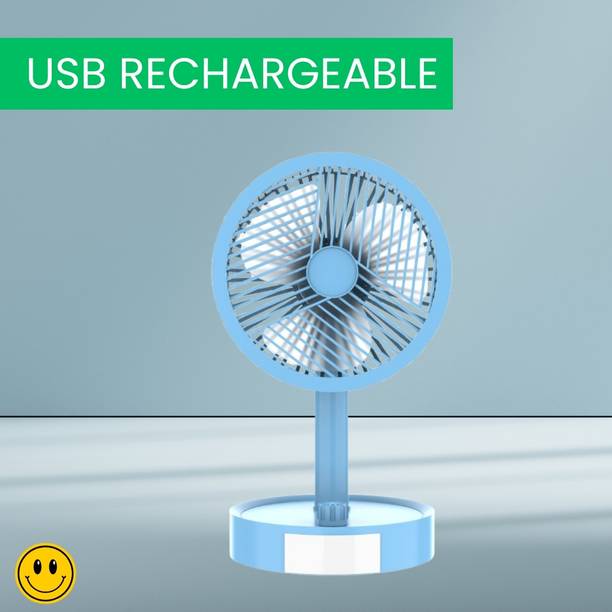 Clairbell Speedy Fan, Usb Rechargeable Table Fan With high speed Fan With LED LightU455 Speedy Fan, Usb Rechargeable Table Fan With high speed Fan With LED LightU455 USB Fan