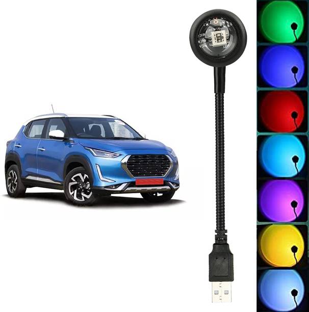 WRADER Flexible Multicolor USB Sunset Projection Light with 7 Colors + 13 Functional Modes Magnite Cars Other Cars SUVs Home Parties Bedroom Shower Laser Led Light