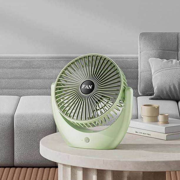 Sasimo Rechargeable 1800 mAh Desk Fan, Portable USB-Powered Quiet Table Fan 3 Blade Clip Fan Cooling Mini Hanging And Clip Table Fan Portable_2025 USB Fan