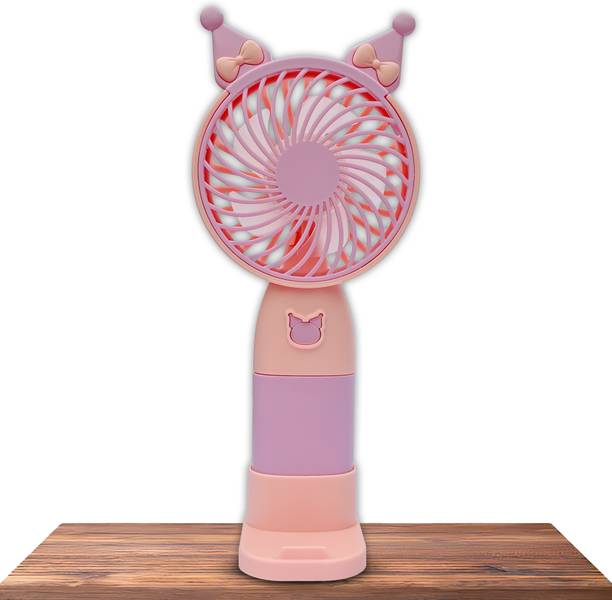 Whispers of Wind Cute Mini Portable USB Fan | 3 Speed Settings | Rechargeable & Lightweight Fan for Desk, Travel & Kids USB Fan