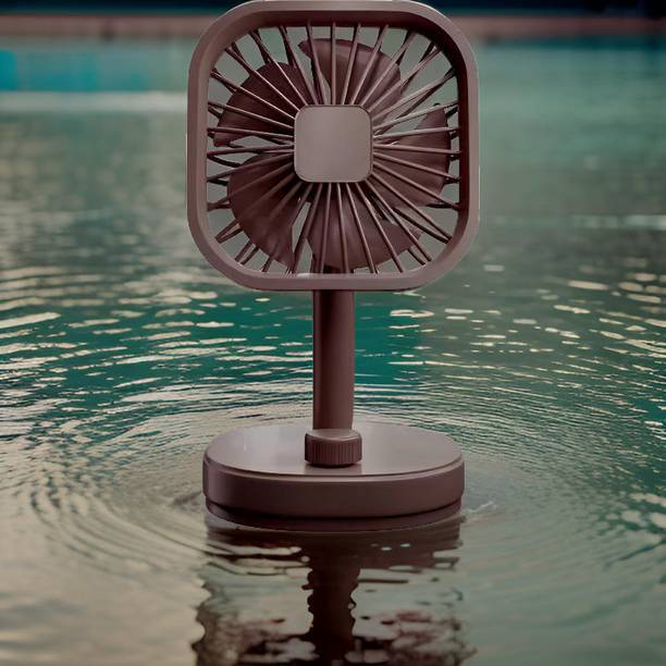 YAROH Mini Ac Cooler Rechargeable Flow Fan Portable (USB Fan) With LED Light_QQQ466 Flow_Fan_1XQQ466 USB Fan