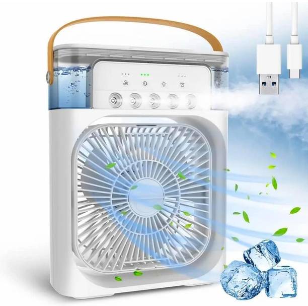 ARTIKA Portable USB Mini Air Cooler Fan with Mist Spray & 3 Speed Modes Portable USB Mini Air Cooler Fan with Mist Spray & 3 Speed Modes USB Air Cooler