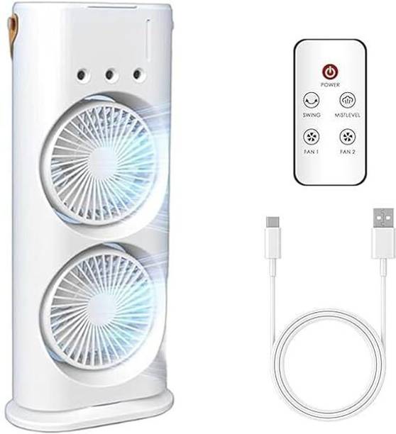 HYperCense Double Ended Mist Spray Fan USB Desktop with Water xza11 Double Ended Mist Spray Fan USB Desktop with Water sxz11 USB Fan