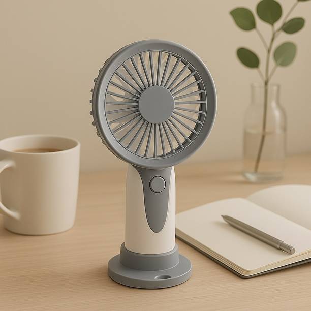 WOYR 3 Speed Rechargeable Portable Mini Fan for Home,Office,Desk|Small Fan Portable Fan|Mini Fan Electric with 500 MAH Lithium Battery|Small Fan Rechargeable Fan