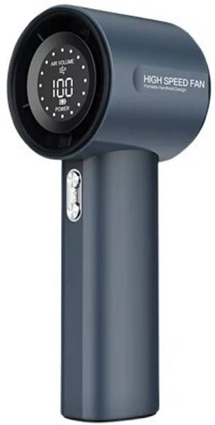 Just in Case Portable Travel Fan Handheld Fan Inbuilt 4000 mAH Type C Charging USB Fan