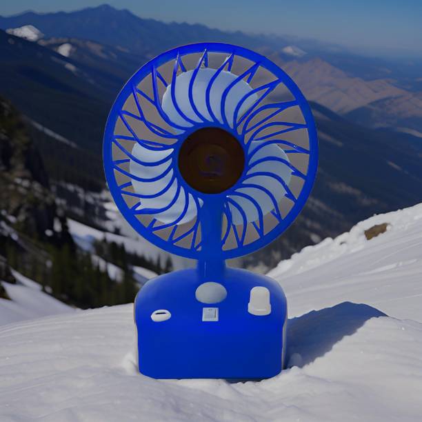 Clairbell Mini Ac Cooler Rechargeable Cool Fan Portable (USB Fan) With LED Light_MPD294 Trendy Rechargeable Fan Light Weight Mini Fan_JA294 USB Fan