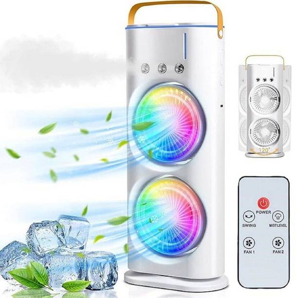 Zenvora Double Ended Spray Fan Desk Fan with Mist SPSP-82 Double Ended Fan SPSP-82 USB Fan