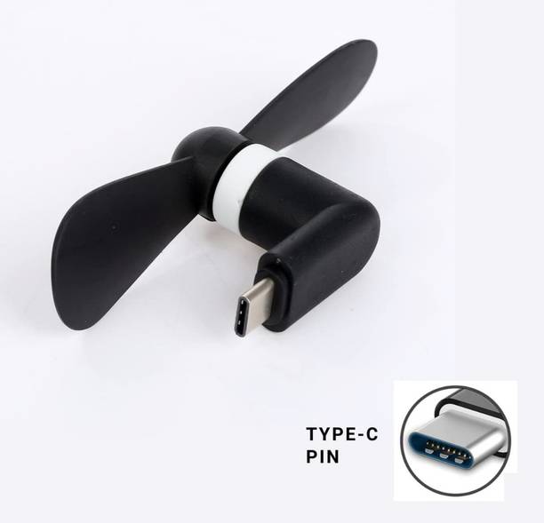 JANGI Type-C Personal USB Mini Fan 151 for Android Cell Phones USB mini Fan Type-C portable mini fan 151 usb OTG adaptor gadget for all mobiles USB Fan