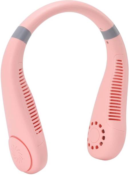 ZUVUZU Portable Neck Fan- Personal Mini USB Bladeless Neck Fan 20Hrs Play 9000mah - No Curly Hair Wearable Necklace for Camping Hiking Outdoor Travel USB Fan