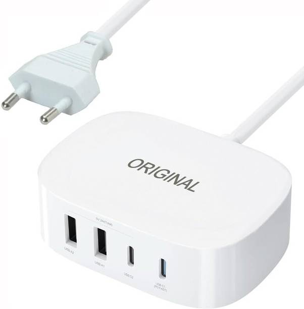 Viraan 4 Port USB Charging Station for Mobile & Tablet USB Charging Station - 4 Port 2 USB Charger