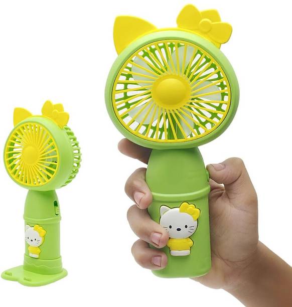 Felinar FELINAR Portable Mini Hand Fan with Stand, 2 Speed Settings, USB Rechargeable Portable Mini Hand Fan with Stand, 2 Speed Settings, USBRechargeable Lightweight USB Fan, Rechargeable Fan