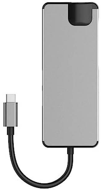VOOCME USB C Hub, 7-in-1 Aluminum Multiport Adapter for...