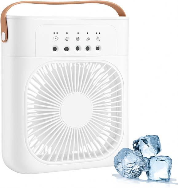 QuackQuack Traders Portable Mini Cooling Fan | USB Rechargeable | 3-Speed | Silent Operation QQ-MCF01 USB Air Cooler
