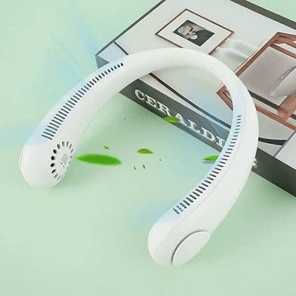 Wristkart Neck Fan Bladeless Speeds Battery Operated Personal NF106 Neck Fan Bladeless Speeds Battery Operated Personal NF106 USB Fan
