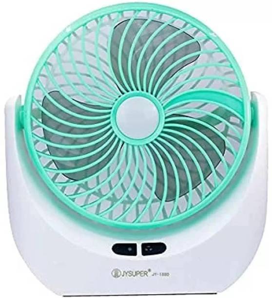 HRT High-Speed 4000mAh Rechargeable Table Fan with LED Light, Portable Fan, USB Fan, rechargeable_TM_TT_01 Rechargeable Fan