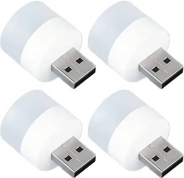 CJ CHILDREN'SJOY USB Plug and Play Light USB LED Light for Car Bulb,Indoor,Outdoor,Reading-4pcs USB Plug USB Cable