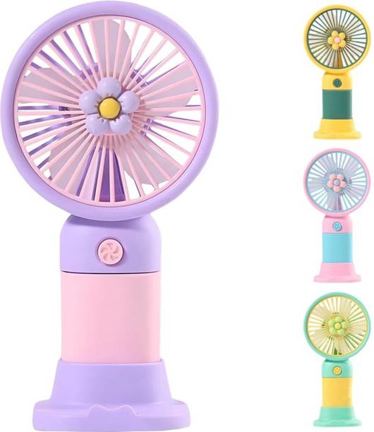 Uniquegadgetes Portable Rechargeable Mini Fan for Kids & Adults (Mini) Mini Portable Hand Fan USB Fan
