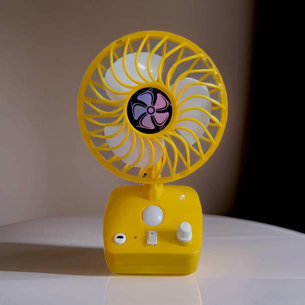 GUGGU Mini Ac Cooler Rechargeable Cool Fan Portable (USB Fan) With LED Light_P72YP Trendy Rechargeable Fan Light Weight Mini Fan_T72T USB Fan