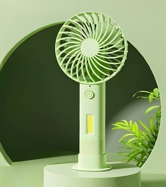 PLERIZA Portable USB Fan – Rechargeable 700mAh Battery, Up to 6 Hours Working Time, 3 Modes, Compact & Lightweight with USB Cable – Ideal for Home, Office & Travel USB Fan