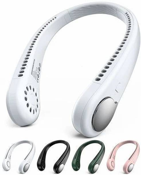 Wristkart Neck Fan Bladeless Speeds Battery Operated Personal NF95 Neck Fan Bladeless Speeds Battery Operated Personal NF95 USB Fan