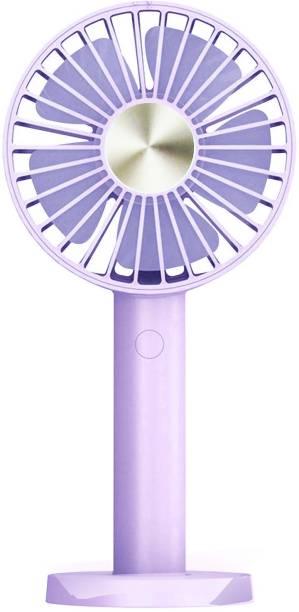 Refulgix USB Rechargeable Mini Portable Hand Fan With Noise Cancelling Design Battery Operated Personal Fan for Women, Makeup, Office, Travel, USB Fan