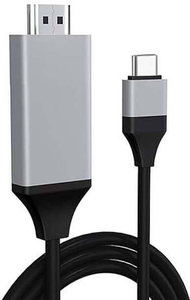 RuhZa 1080P HDTV MacKBook Pro 2018/2017/2016 Surface Book 2 USB C to HDMI Cable. 4K2K@30Hz HDMI Adapter Laptop Accessory