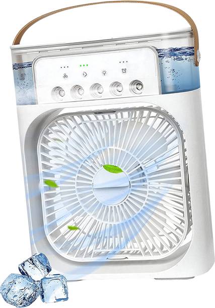 DUJE Portable-Ac-Mini-Cooler-Fan-for-Room-Cooling-Rechargeable-Fan-Portable Ac-for-Home-Portable-Air-Conditioners-Water-Mini-Humidifier-Hanging-Closet Laptop Accessory, USB Cable, USB Air Cooler, USB Air Freshener, USB Fan