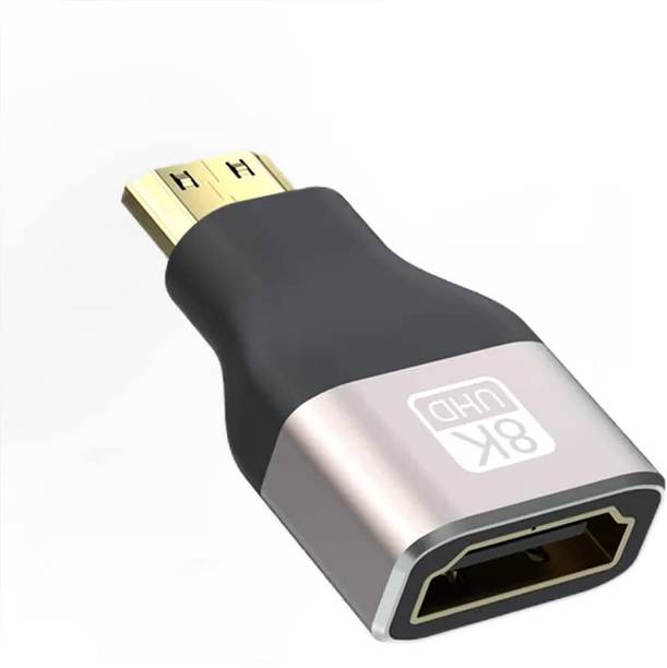 VOOCME to Standard HDMI Female Adapter Convertor 8K Mini HDMI Adapter 2.1 Mini HDMI Male HDMI Connector