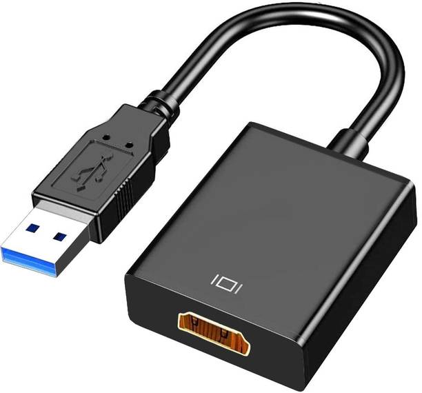 VOOCME USB to HDMI Adapter, USB 3.0/2.0 to HDMI 1080P Video Graphics Cable Converter with Audio HDMI Connector