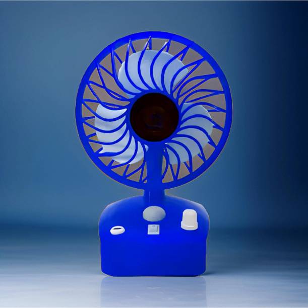 Clairbell Cool Fan: Ultimate Convenience - USB Rechargeable, 5 Speeds, and LED Light VP73 Cool Fan: Ultimate Convenience - USB Rechargeable, 5 Speeds, and LED Light VP73 USB Fan
