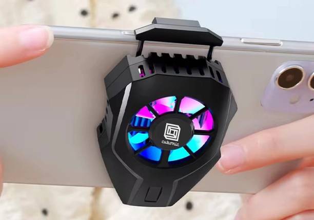 Cubonic Arctic Pro L01 RGB Light|PlugnPlay|Type-C Wired|Adjustable to all Smartphones Mobile Radiator Semiconductor Cooling USB Fan