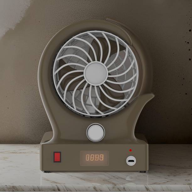 Clairbell Mini Ac Cooler Rechargeable Wind Fan Portable (USB Fan) With LED Light_T272TT Trendy Rechargeable Fan Light Weight Mini Fan_B272272 USB Fan