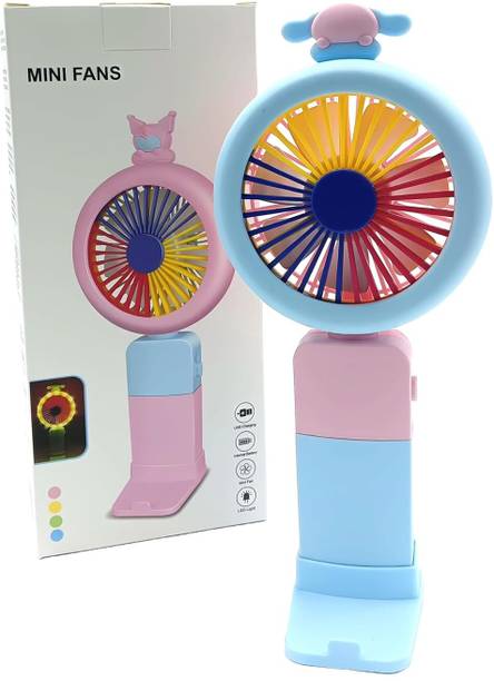 GL Plus L F-01 3-Speed, Mini Handheld Fan ,USB Rechargeable USB Fan