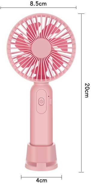 TG MZ S9 USB FAN WITH MOBILE STAND 800mAh Battery, Rechargeable Portable USB Fan