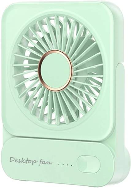 Gaiatop Mini Desktop Fan,2000mAh Battery Rechargeable Small Table Fan with 3 Speed Strong Wind Ultra Quiet Portable Desk Fan Usb Charging Personal Fan for Office USB Fan