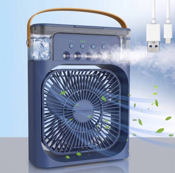 Plugit Portable USB Air Cooler Fan with Mist Spray USB Air Cooler Portable USB Air Cooler Fan with Mist Spray USB Air Cooler USB Air Cooler
