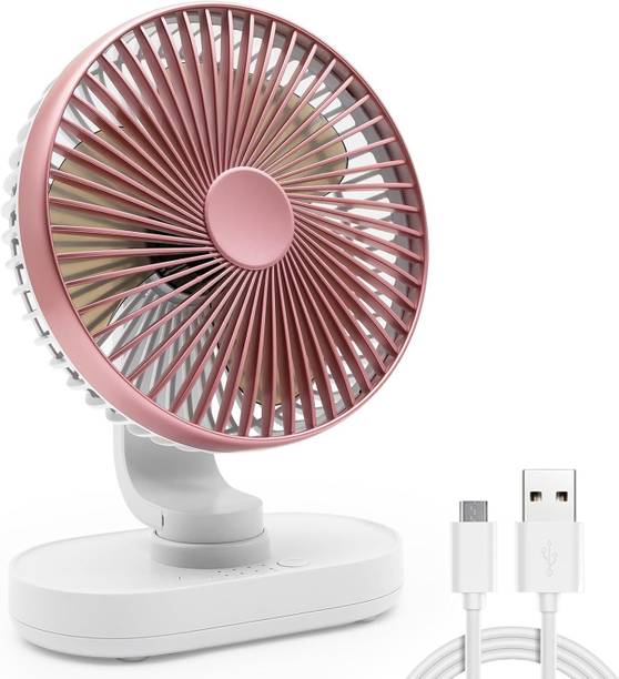 Litanika Portable Tabel Fan, Desk Fan, Swing Fan, Gaming Fan, Picnic Fan Rechargable USB Fan, USB Air Cooler
