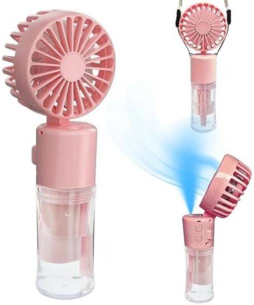 RelElseTech Mini Handheld Misting Fan, 4-Speed, Foldable, Battery Operated, Portable Use Mini Handheld Misting Fan, 4-Speed, Foldable, Battery Operated, Portable Use USB Fan