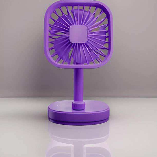 Clairbell Mini Ac Cooler Rechargeable Flow Fan Portable (USB Fan) With LED Light_JJJ392 Flow_Fan_4BJS392 USB Fan