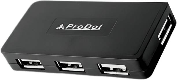 Henture PRODOT Prodot 4 Port USB 2.0 Hub with Hi-Speed Data Transfer, LED USB Hub USB Hub