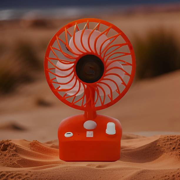 FRONY Mini Ac Cooler Rechargeable Cool Fan Portable (USB Fan) With LED Light_VEV274 Trendy Rechargeable Fan Light Weight Mini Fan_DA274 USB Fan